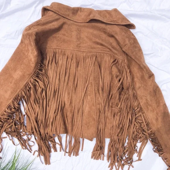Show Me Your Mumu Suede Fringe Jacket - Picture 3 of 5